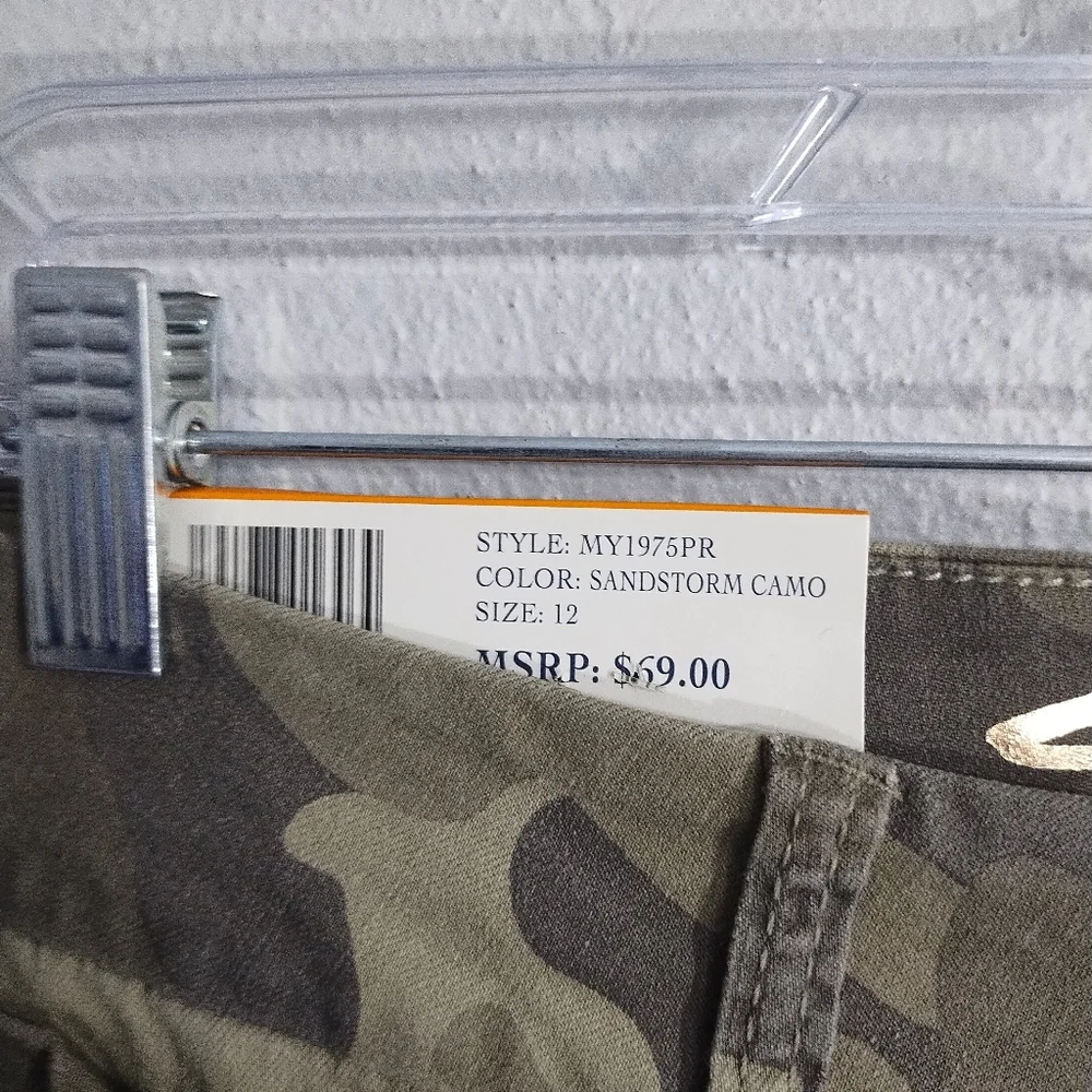 Seven7 Tummyless High Rise Skinny Camo‎ Boho Fall Jean 12